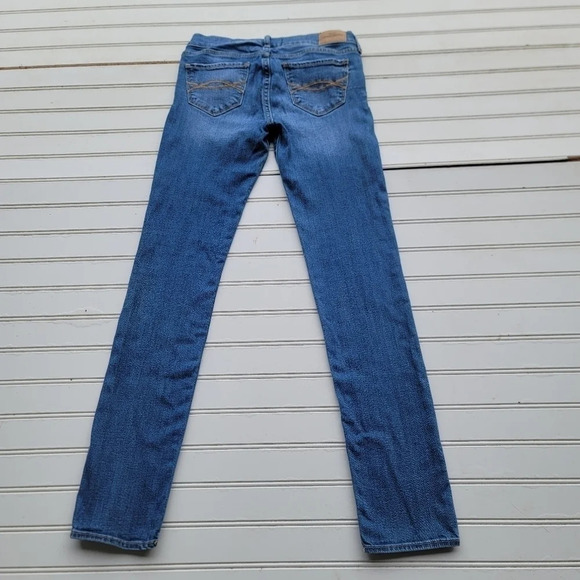 Abercrombie Kids Girls Skinny Leg Denim Pants Blue 26x28 Size 14 - Picture 12 of 13